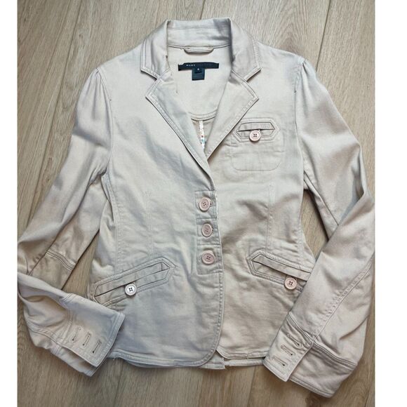 Marc Jacobs Beige Blazer – Size 8 capsule minimalist - Picture 1 of 5